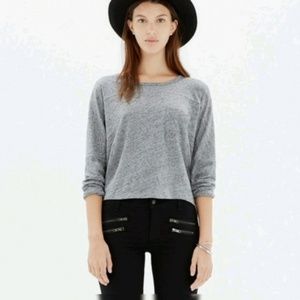 Madewell | Grey Effortless Long Sleeve Tee